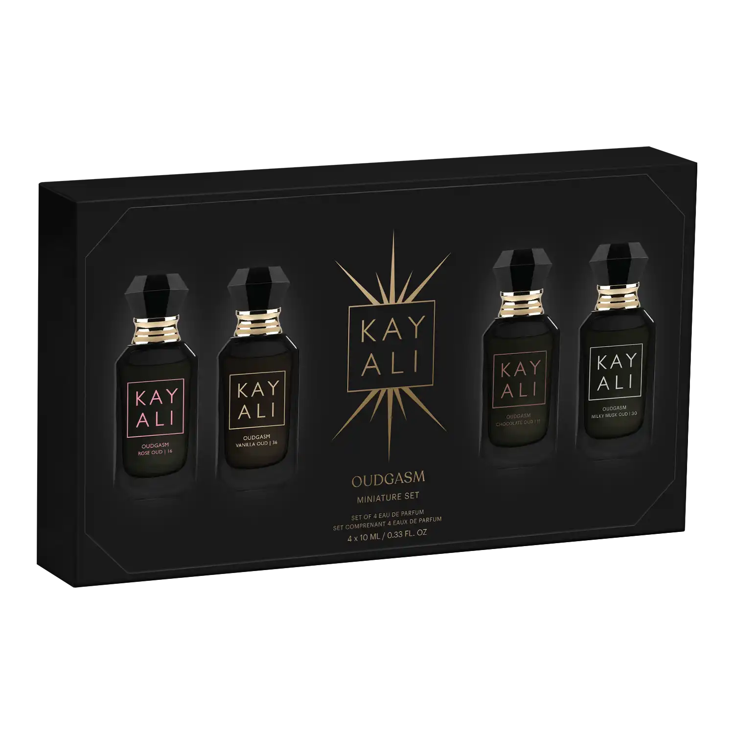 Oudgasm Miniature Set (Vanilla, Rose, Milky Musk, Chocolate)