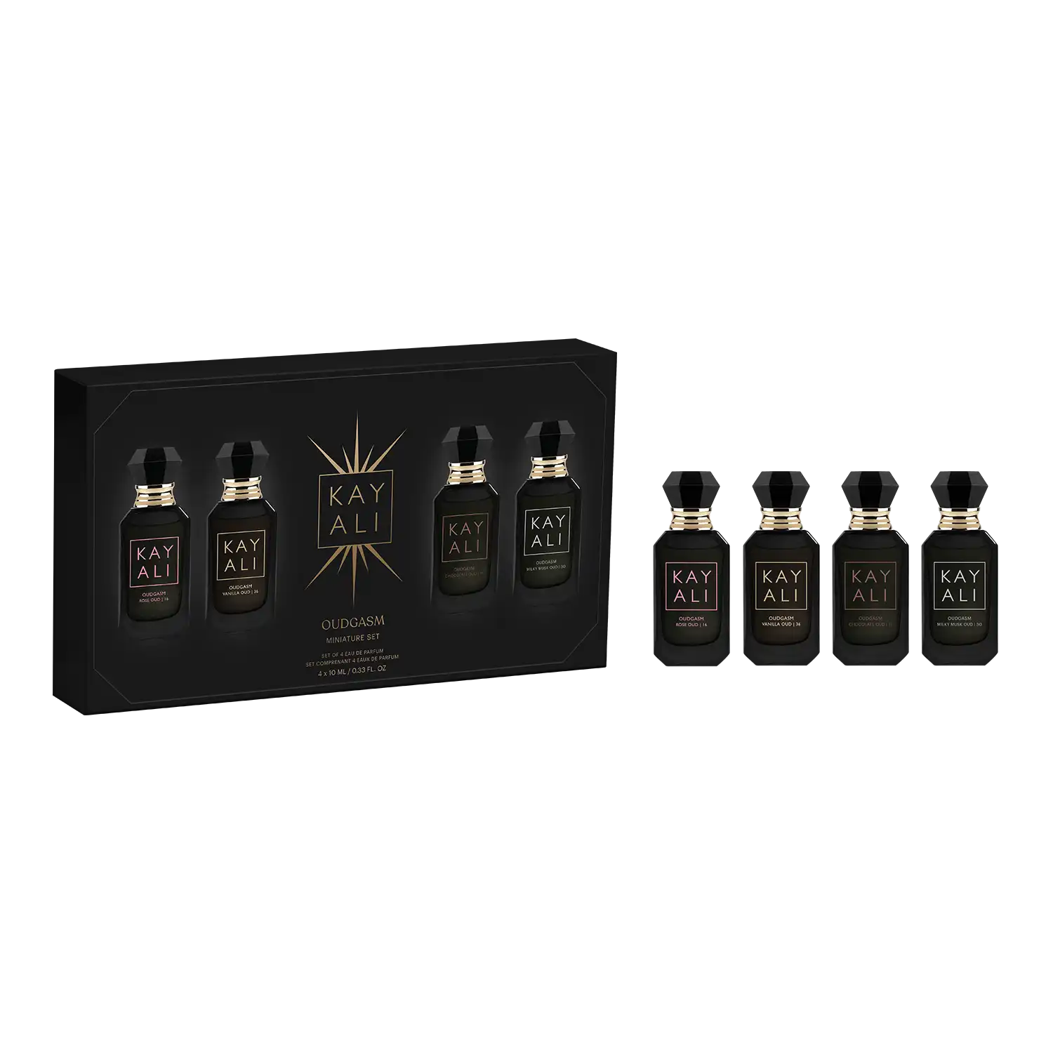 Oudgasm Miniature Set (Vanilla, Rose, Milky Musk, Chocolate)